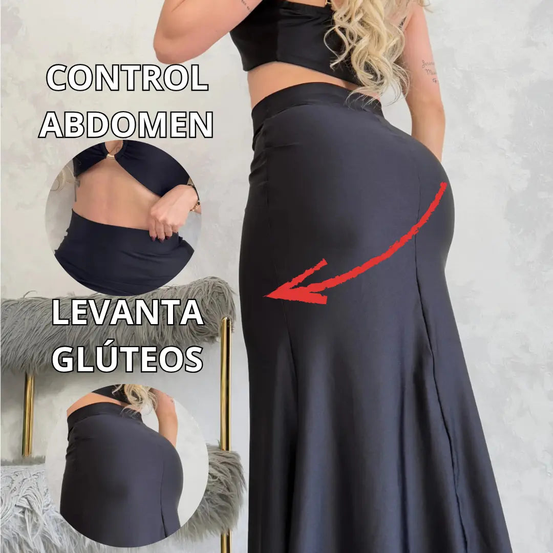 AURA REAL: TOP CROP + FALDA CORTE SIRENA